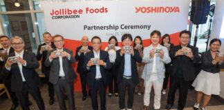 Jollibee Group and Yoshinoya International hold partnership ceremony