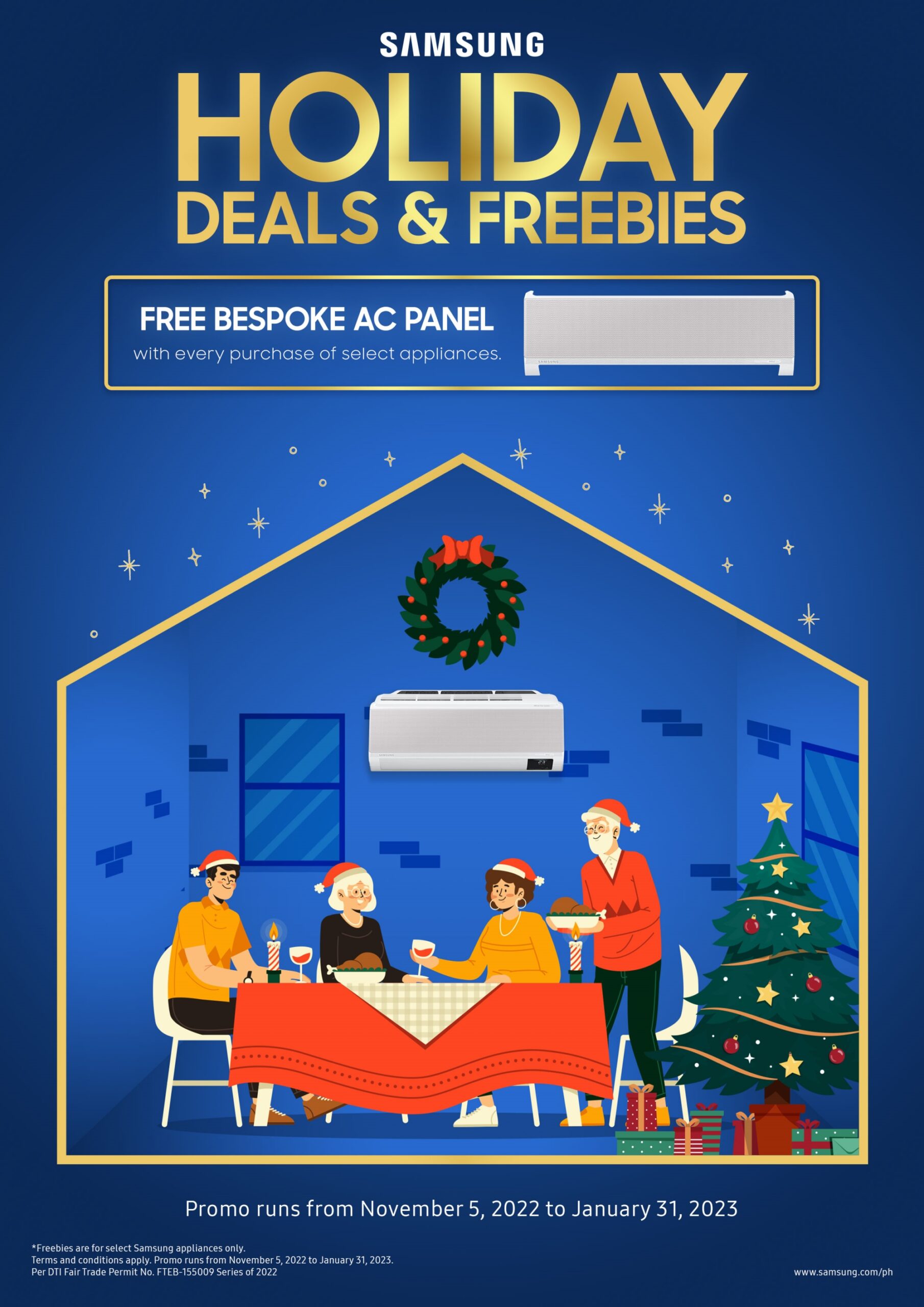 All the holiday deals and freebies from Samsung Digital Appliances