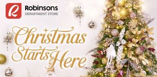 Christmas Starts Here at Robinsons Department Store: Shop decorations now with great prices, festive experiences