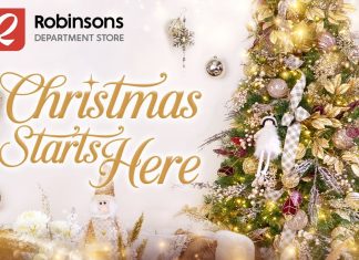 Christmas Starts Here at Robinsons Department Store: Shop decorations now with great prices, festive experiences